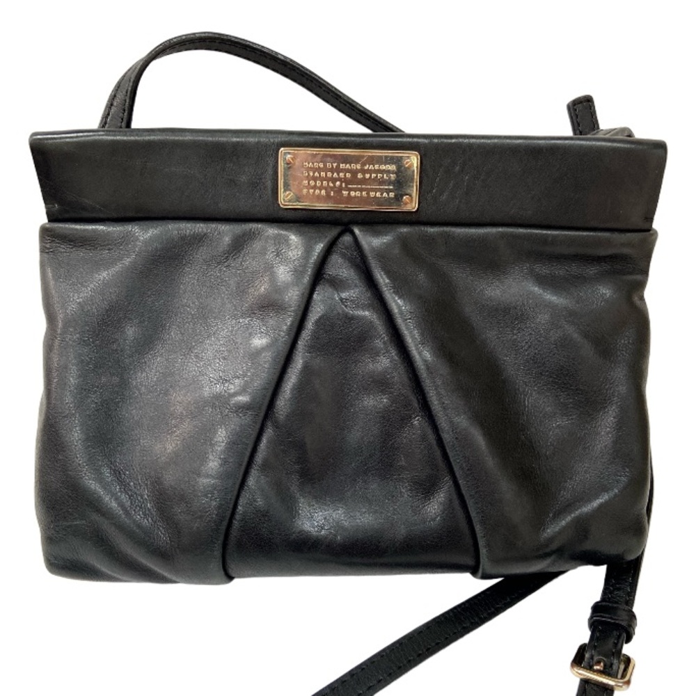 Marc by Marc Jacobs Marchive Percy Crossbody Black Leather Bag